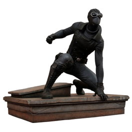 DIAMOND SELECT Statue Spiderman costume noir Marvel 18cm