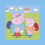 CLEMENTONI Puzzle Cadre Peppa Pig 60 Pièces, 27x27 cm - Cadre à Puzzler, Taille Boîte 29.7x29.7x5.3 cm