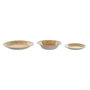 Home ESPRIT Assiettes ESPRIT Orange Grès 18 Pièces 27 x 27 x 2 cm