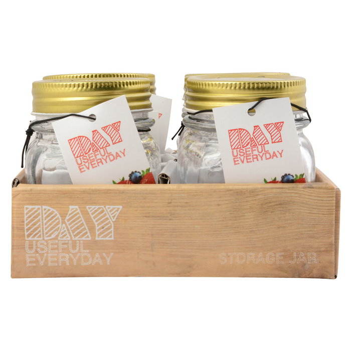 Day Lot de 6 bocaux en cristal de 0,15 L Day Lot de 6 bocaux en cristal de 0,15 L