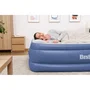 Bestway - Lit gonflable Tritech 2 places avec pompe intégrée (152 x 203 x 46 cm) - Revêtement antimicrobien pour camping