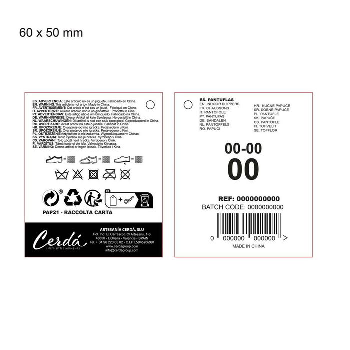 Chaussons Spidey Rouge