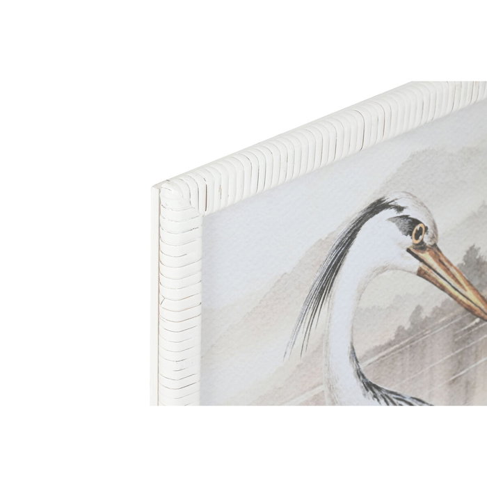 Home ESPRIT Cadre Verre Rotin 50 x 2,5 x 70 cm