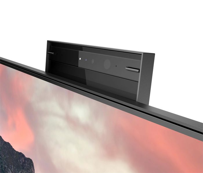 HP Écran de conférence HP E27m G4 - Écran QHD 27" avec webcam rétractable 5 MP, micros, haut-parleurs et USB-C 65W pour vidéoconférence Zoom