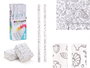 Pincello Papier Cadeau 70 cm x 1,5 m Licornes et Sirènes à Colorier (Set de 50)
