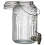 Home Deco Factory Distributeur de boissons 4 L en verre Cocktail Lounge