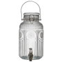 Home Deco Factory Distributeur de boissons 4 L en verre Cocktail Lounge
