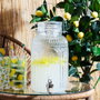 Home Deco Factory Distributeur de boissons 4 L en verre Cocktail Lounge