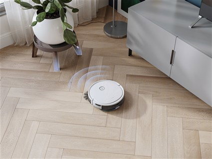 Ecovacs Deebot U2 Aspirateur Robot avec Fonction Lavage Ozmo, Navigation SmartMove, Contrôle par Application