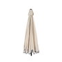 Outdoor Living By Decoris Parasol de jardin beige avec bordure bleue ø270 x 235 cm