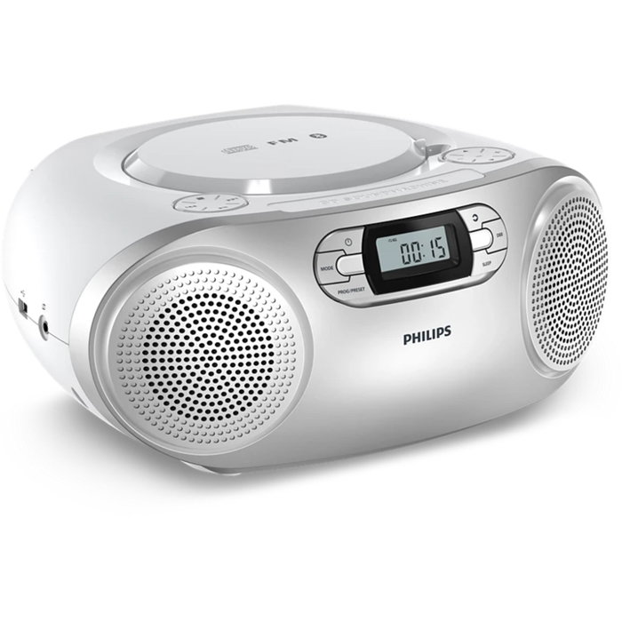 Philips TAZ2000S/10 - Radio, CD et Bluetooth en Argent Philips TAZ2000S/10 - Radio, CD et Bluetooth en Argent