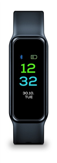 Beurer AS-99 Montre connectée / Tracker d'activité avec capteur de fréquence cardiaque Bluetooth, notifications d'appels et SMS, compatible applications sportives
