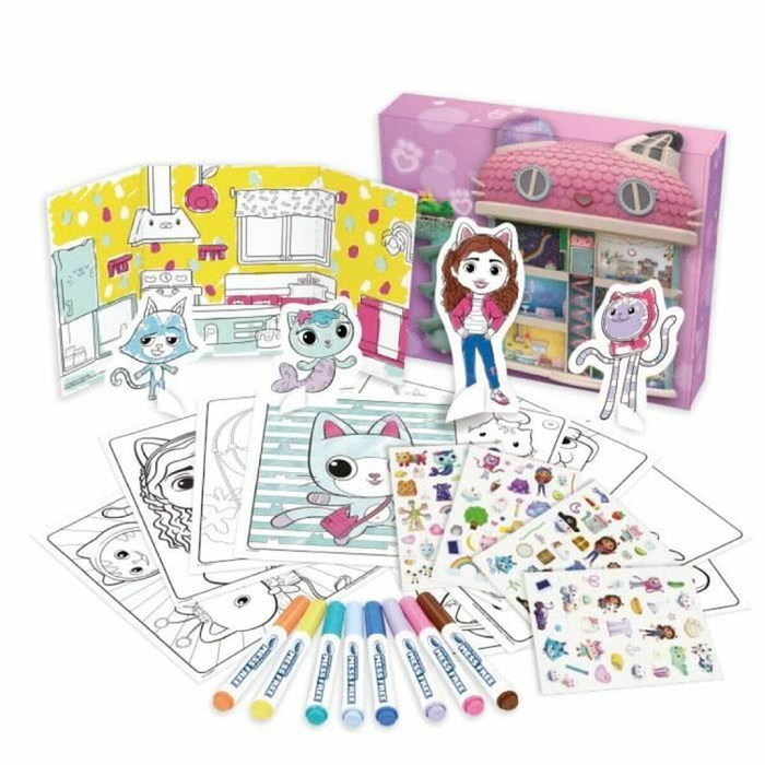 Crayola Malette d'activités Color Wonder La Maison de Poupée de Gabby Crayola Malette d'activités Color Wonder La Maison de Poupée de Gabby