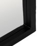 BigBuy Home Miroir mural Noir Vertical 75 x 183 x 4,5 cm
