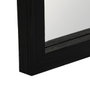 BigBuy Home Miroir mural Noir Vertical 75 x 183 x 4,5 cm