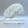 Turtle Beach - Souris Gaming Sans Fil Pure SEL - Blanche - Ultralégère 49g - Capteur 8K - Touches Mécaniques - Clic de Pré-tension