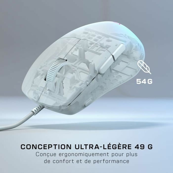 Turtle Beach Pure SEL Souris gaming sans fil blanche