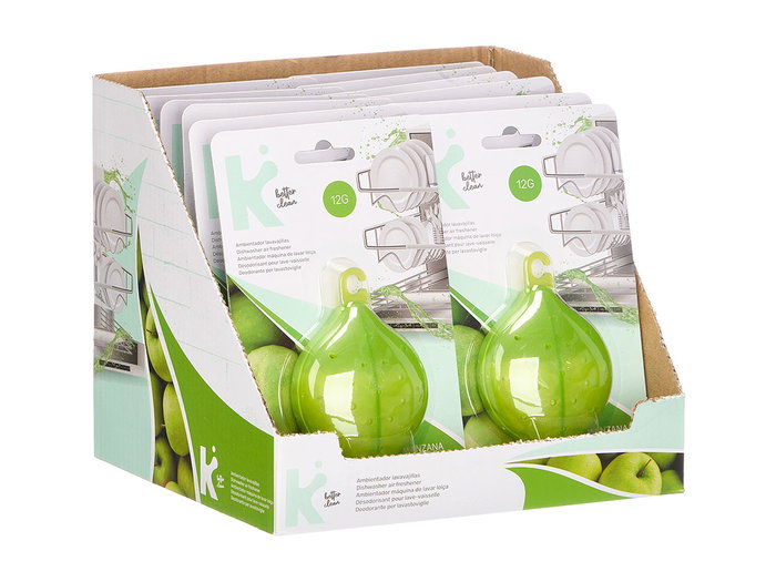Arte Regal Ambientador Lavavajillas 12g Manzana Verte 8.5 x 5.7 x 2.3 cm (Set de 24)