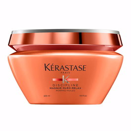 Kerastase Masque OLÉO-RELAX DISCIPLINE 200 ml pour Cheveux Épais, Indomptés et Frisottis, Protection Thermique