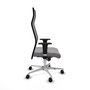 Piqueras y Crespo Chaise de Bureau Albacete Gris et Noir