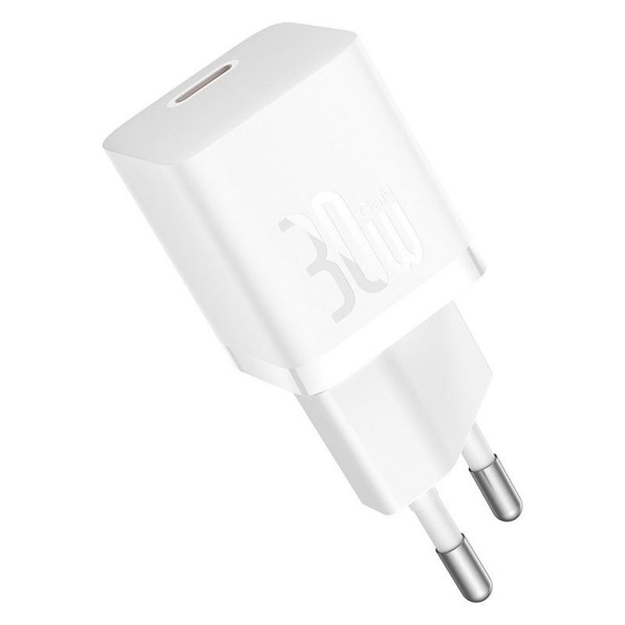 Baseus Chargeur mural P10110902213-00 Blanc 30 W USB-C Baseus Chargeur mural P10110902213-00 Blanc 30 W USB-C