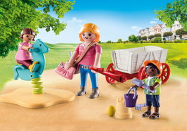Playmobil Starter Pack éducatrice avec chariot