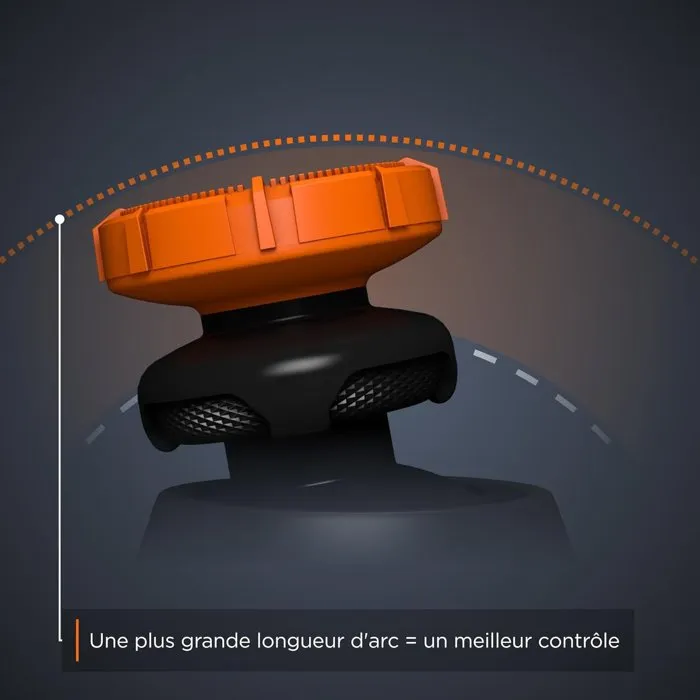 Steelseries KontrolFreek Pack de 2 Call of Duty BO7 Performance Thumbsticks pour Manettes PS5|PS4 - Orange