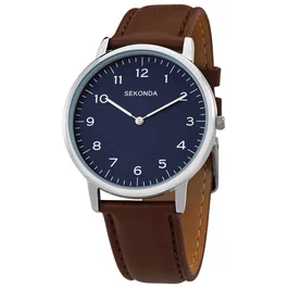 Sekonda Montre à quartz avec bracelet en cuir 1347,84 pour hommes