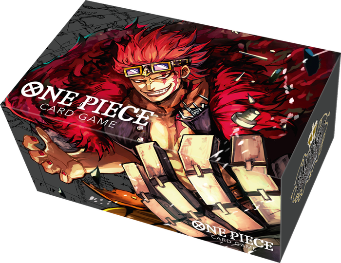 Bandai Tapis de Jeu et Boîte de Rangement One Piece – Rouge, 30x61 cm, 16,5x8x11 cm