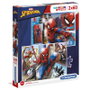 CLEMENTONI Puzzle Spider-Man Marvel 120 Pièces (2 x 60) - Dimensions du Puzzle : 27 x 19 cm, Dimensions de la Boîte : 28 x 24,4 x促使 3,9 cm
