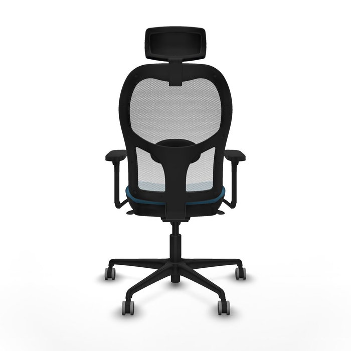 Piqueras y Crespo Chaise de Bureau 3D036G2 Blanc Vert pétrole