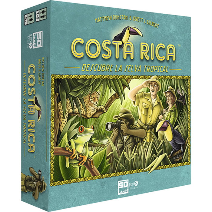 Sd Games Jeu de plateau Costa Rica PEGI 8 - Exploration et aventure dans la jungle tropicale - De 2 à 5 joueurs - 30 à 45 min Sd Games Jeu de plateau Costa Rica PEGI 8 - Exploration et aventure dans la jungle tropicale - De 2 à 5 joueurs - 30 à 45 min