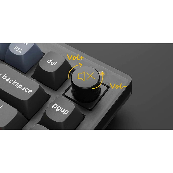 Keychron Q2 Pro Clavier mécanique gamer ANSI avec switchs Red et rétroéclairage RGB
