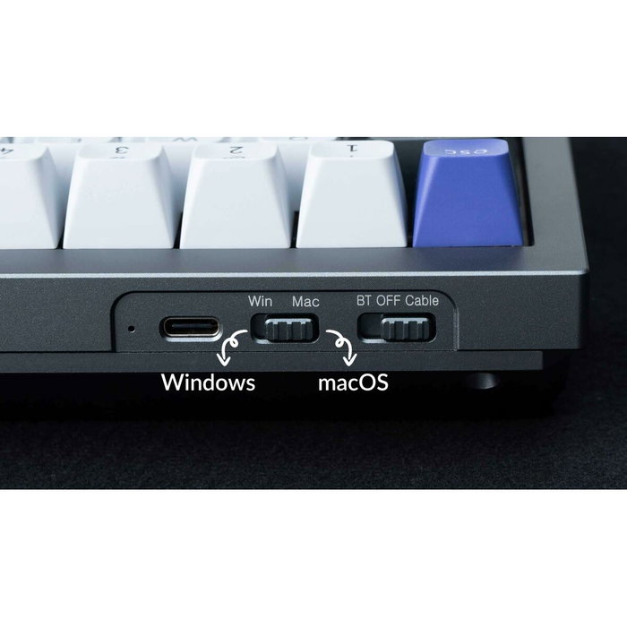 Keychron Q2 Pro Clavier mécanique gamer ANSI avec switchs Red et rétroéclairage RGB