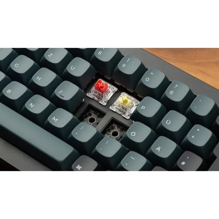 Keychron Q2 Pro - Clavier mécanique sans fil personnalisable QMK/VIA - Switches Red - Layout ANSI - Rétroéclairage RGB - Châssis métallique