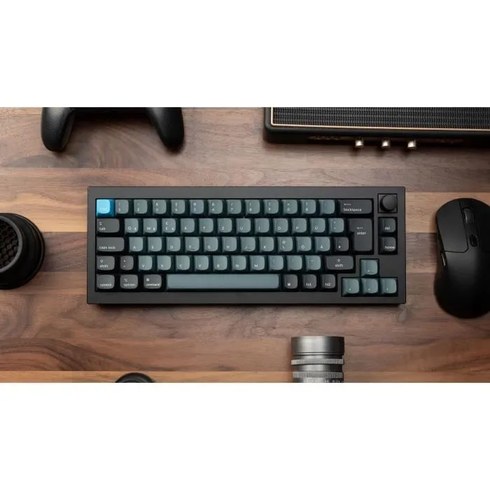 Keychron Q2 Pro - Clavier mécanique sans fil personnalisable QMK/VIA - Switches Red - Layout ANSI - Rétroéclairage RGB - Châssis métallique
