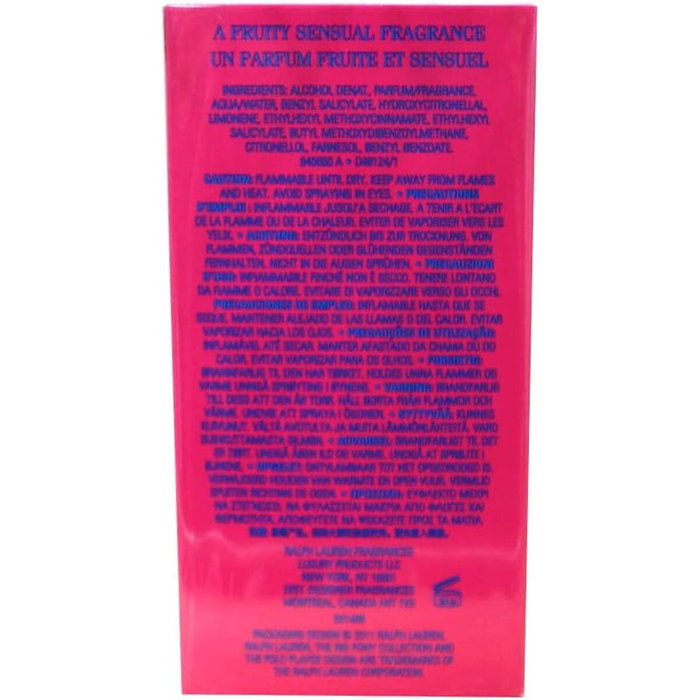 Ralph Lauren BIG PONY WOMAN 2 Eau de Toilette Vapo Femme 50 ml - Parfum Floral Fruité Myrtille & Magnolia