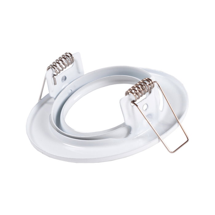 Vepa Aro Foco Downlight Circular Basculante Acero 90mm - Blanco