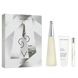 Issey Miyake Coffret L'Eau d'Issey 2023 pour Femme : Eau de Toilette 100 ml + Lait Corporel Hydratant 50 ml + Eau de Toilette Voyage 10 ml