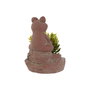 Plante décorative Home ESPRIT Polyéthylène Ciment Grenouille 9 x 9 x 13 cm (3 Unités)