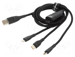 BASEUS Câble USB 2.0 1,2m 100W 3,5A Noir