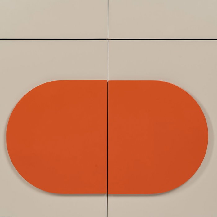 BigBuy Home Meuble d'Entrée NECTO Orange Taupe BigBuy Home Meuble d'Entrée NECTO Orange Taupe