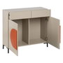 BigBuy Home Meuble d'Entrée NECTO Orange Taupe