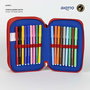 Giotto Plumier avec accessoires Spiderman Bleu - 12.5 x 6.5 x distributed.5 cm
