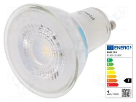 PHILIPS Lampe LED GU10 blanc neutre 4000K