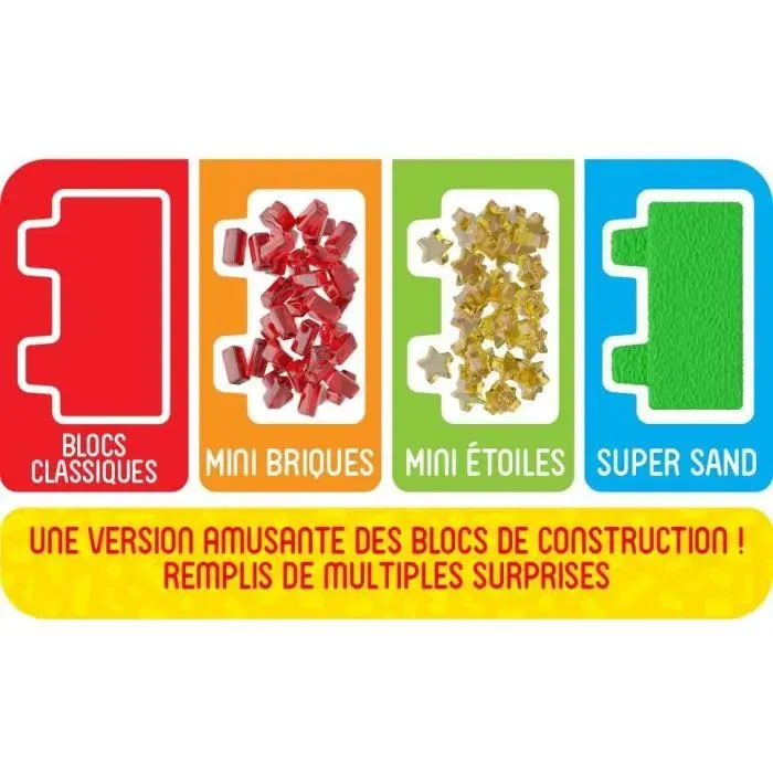 Goliath Jelly Blox - Jeu de construction souple - Coffret de 24 briques flexibles et colorées pour enfants dès 2 ans - Stimule créativité et éveil sensoriel