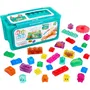 Goliath Jelly Blox - Jeu de construction souple - Coffret de 24 briques flexibles et colorées pour enfants dès 2 ans - Stimule créativité et éveil sensoriel