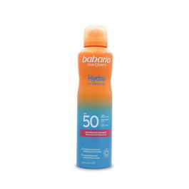 Babaria Bruma Solar Hydra Factor50 200ml, Brume Solaire, Indice 50, Protection Haute Hydratation, à partir de 3 ans