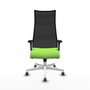 Piqueras y Crespo Chaise de Bureau Albacete Pistache et Noir