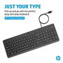 HP Clavier filaire HP 150 AZERTY Noir